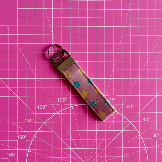 Mints on Pink Keyfob