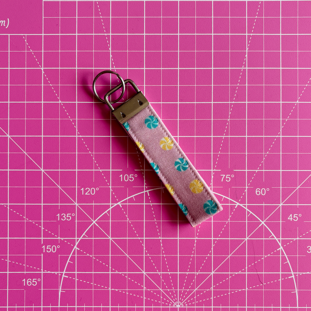 Mints on Pink Keyfob