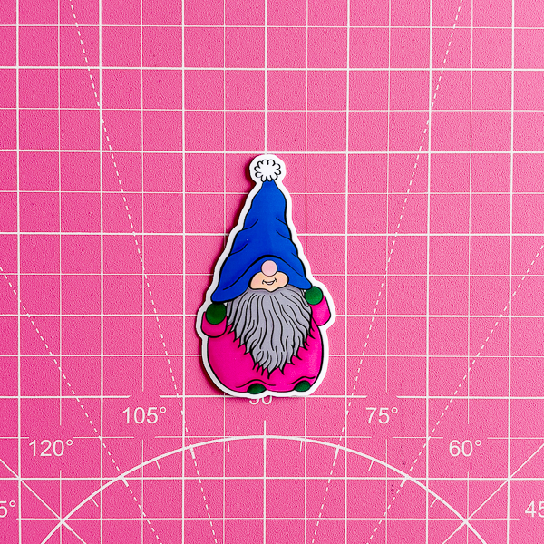 Gnome Waterproof Vinyl Sticker