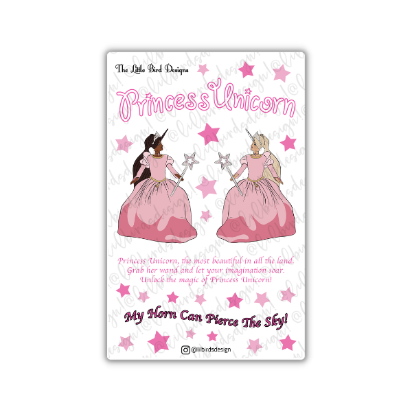 Princess Unicorn – Sticker Bundle