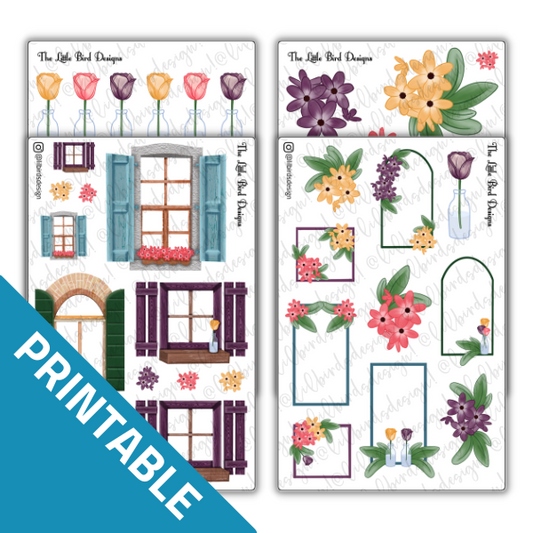 PRINTABLE - The Windows - Season 1 - Sticker Sheets