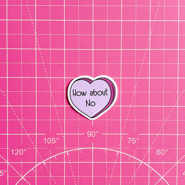 Sassy Candy Hearts Waterproof Vinyl Sticker