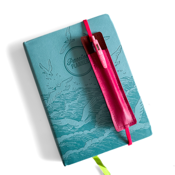 The Pink Tones Planner Pen Holder Bookmark