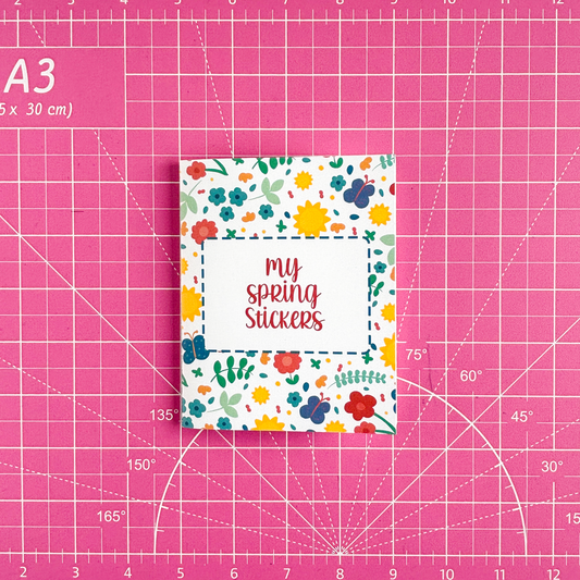 My Spring Stickers Reusable Small Sticker Album