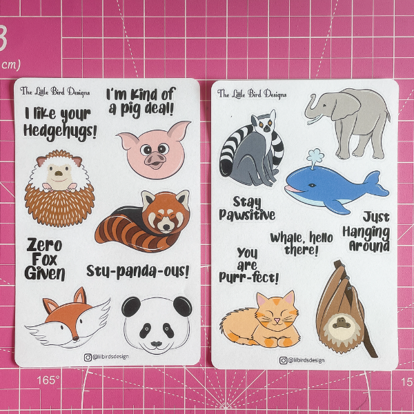 Cute Critters – Sticker Bundle