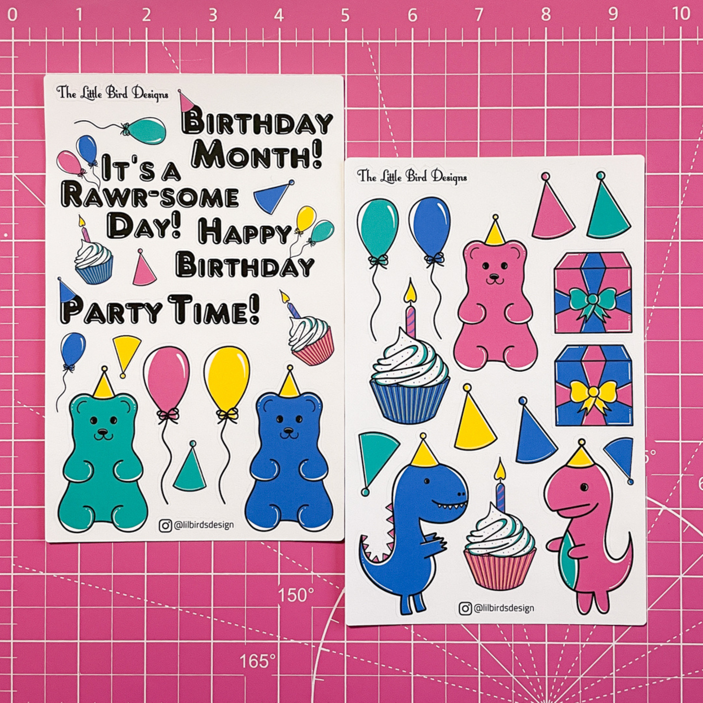 Dinos and Bears Birthday – Sticker Bundle