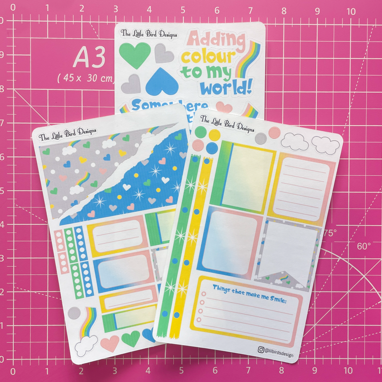 Pastel Rainbow – Passion Planner Daily – Sticker Bundle