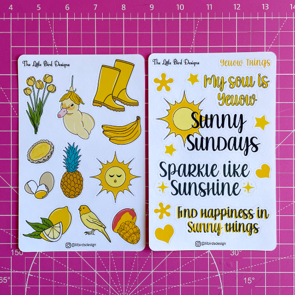 Yellow Things – Sticker Bundle