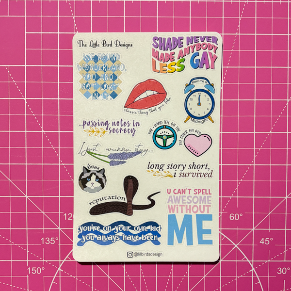 In Your Sticker Era Sticker Sheets