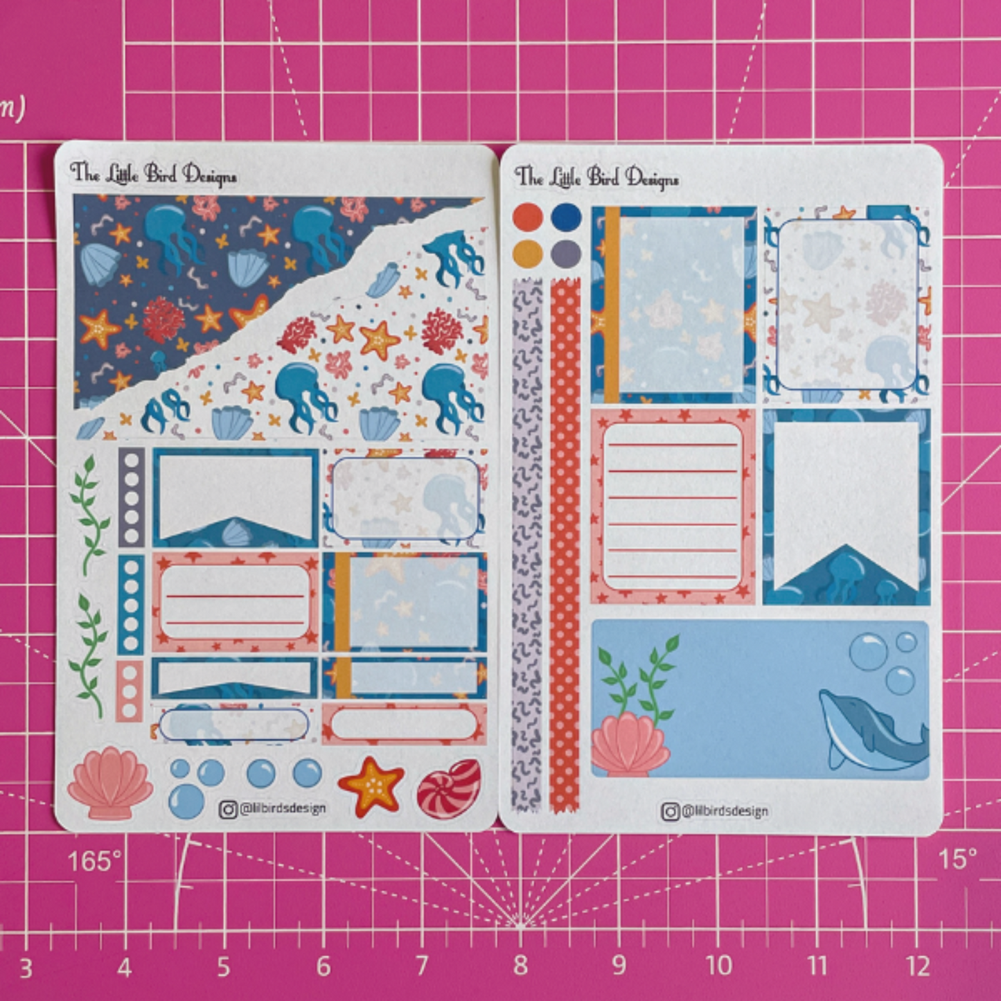 The Reef Life – Passion Planner Daily – Sticker Bundle