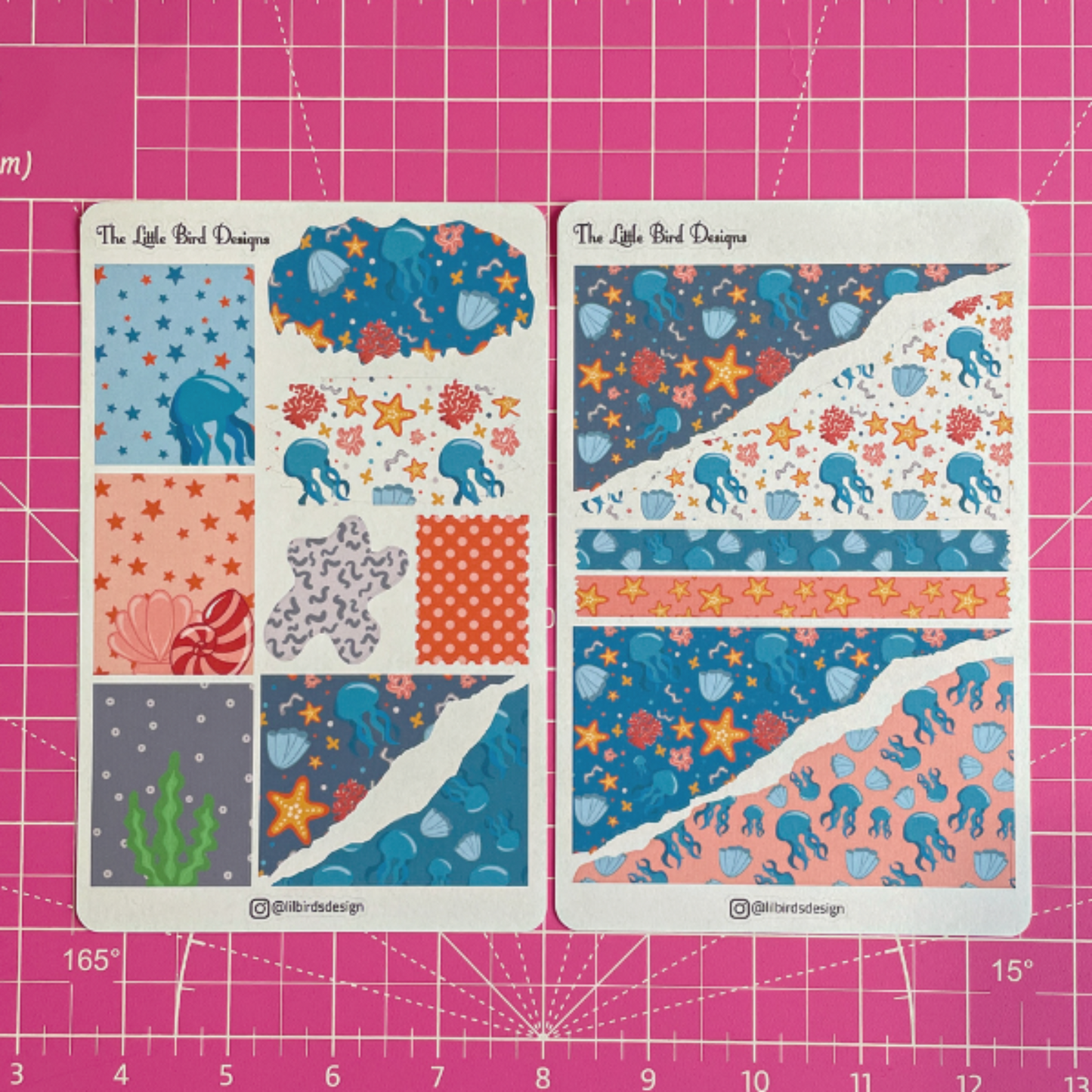 The Reef Life Sticker Sheets