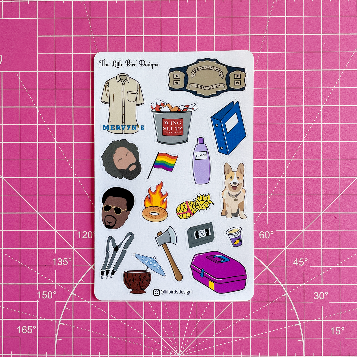 Nine-Nine - Brooklyn Nine-Nine Fan Art Sticker Sheets