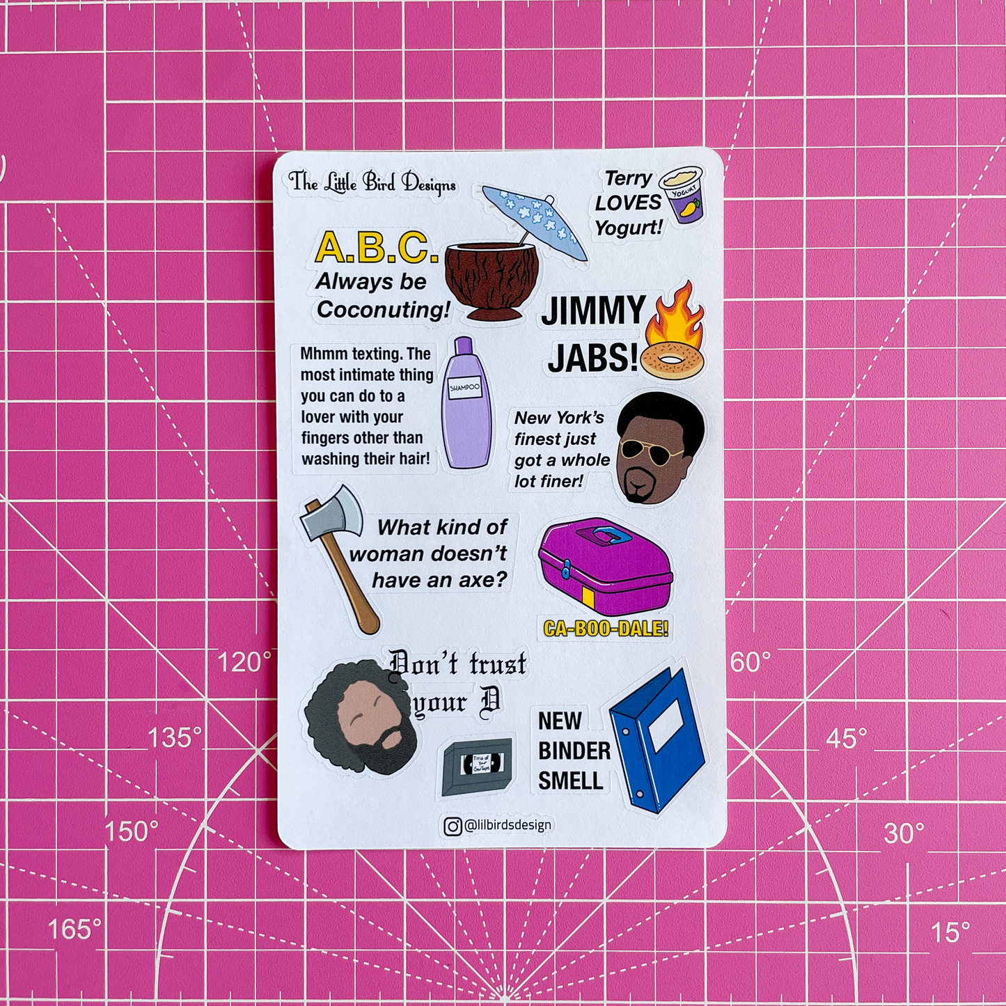 Nine-Nine - Brooklyn Nine-Nine Fan Art Sticker Sheets