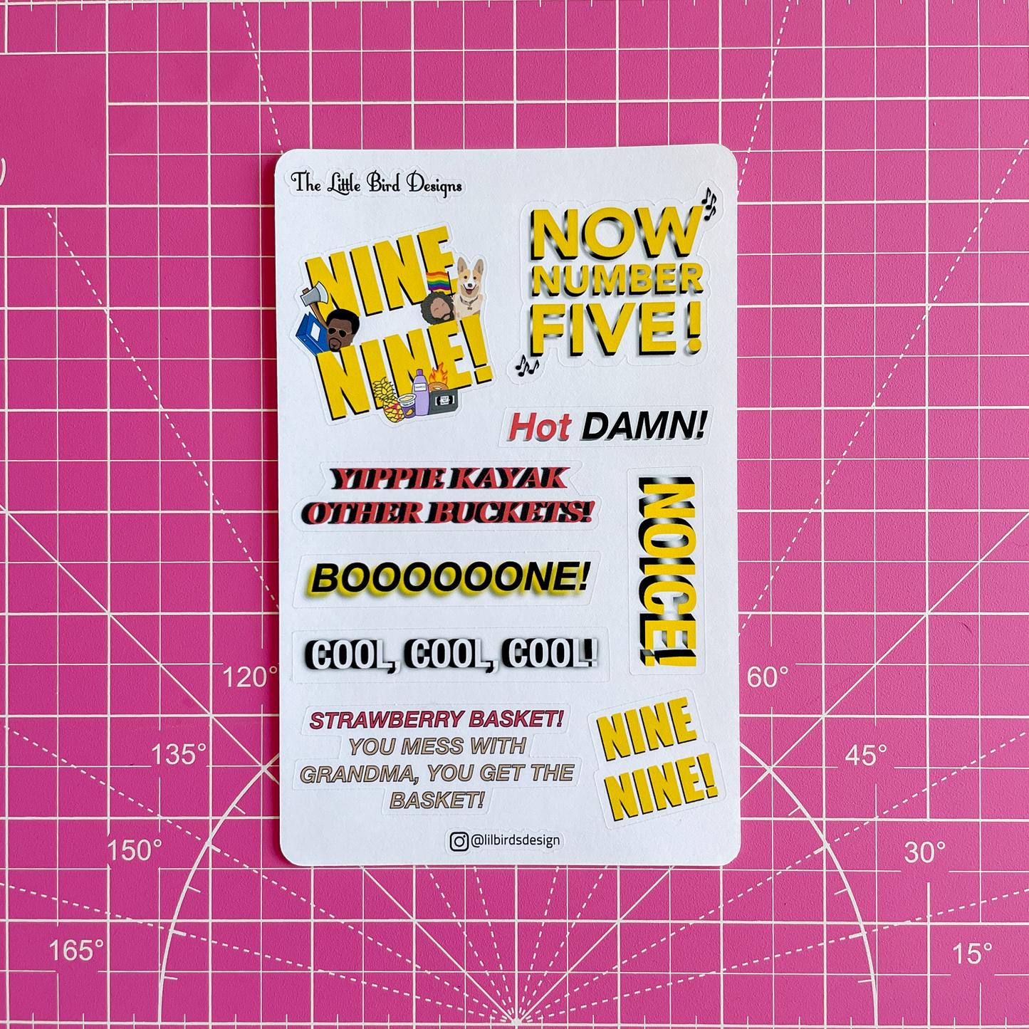 Nine-Nine - Brooklyn Nine-Nine Fan Art Sticker Sheets