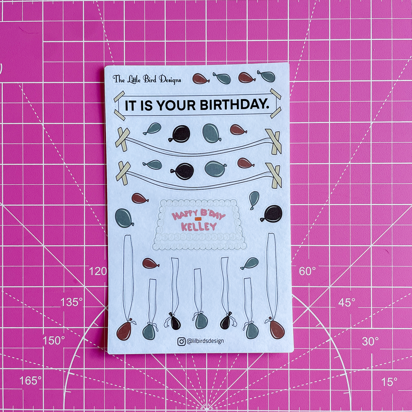 It is your birthday Sticker Bundle