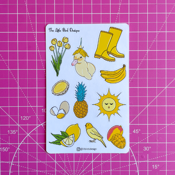 Yellow Things – Sticker Bundle