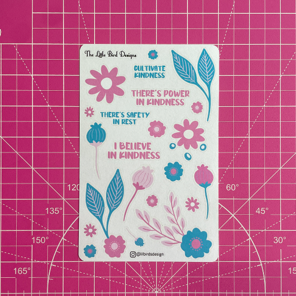 Pink Kindness - Sticker Sheets