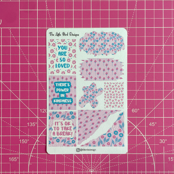 Pink Kindness - Sticker Sheets