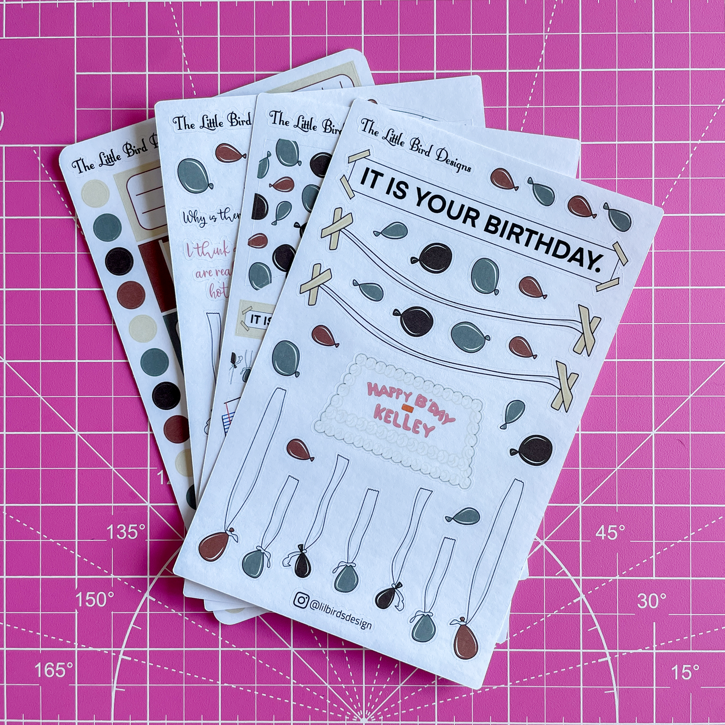 It is your birthday Sticker Bundle