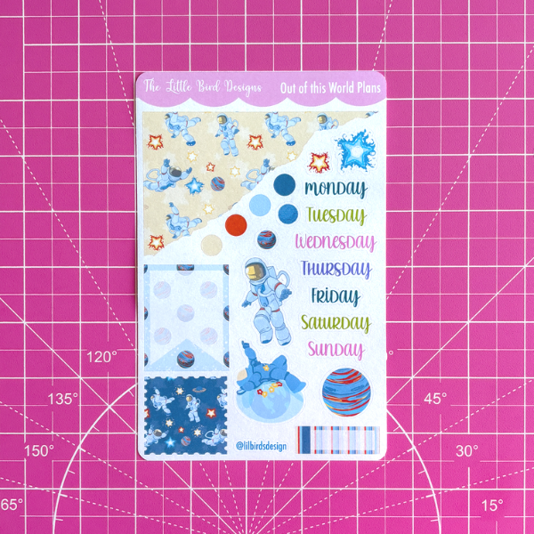 Out of this world Plans - Weekly Sticker Sheet