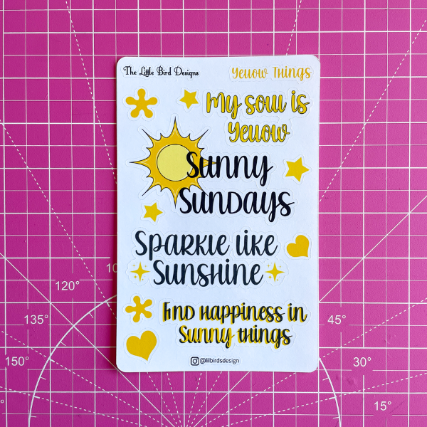 Yellow Things – Sticker Bundle