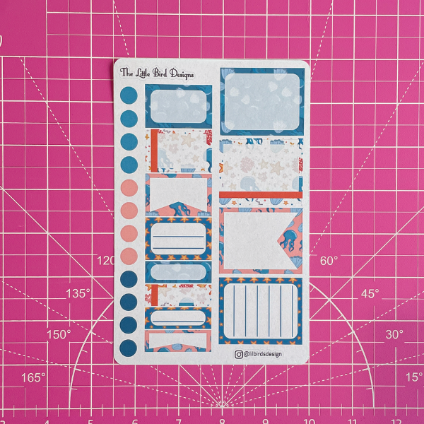 Reef Life - Functional Boxes Sticker Sheet