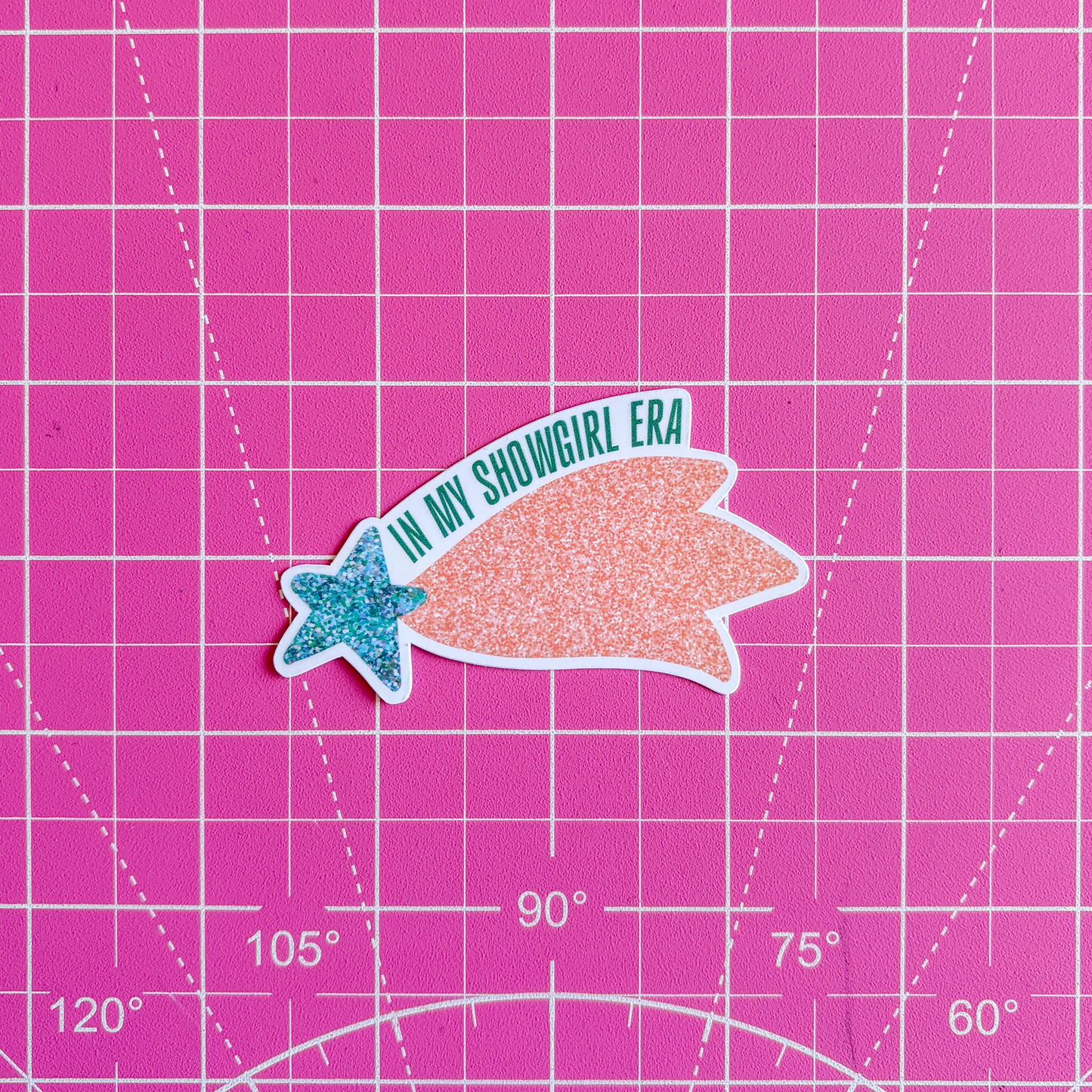 In My Showgirl Era Shooting Star Waterproof Sticker