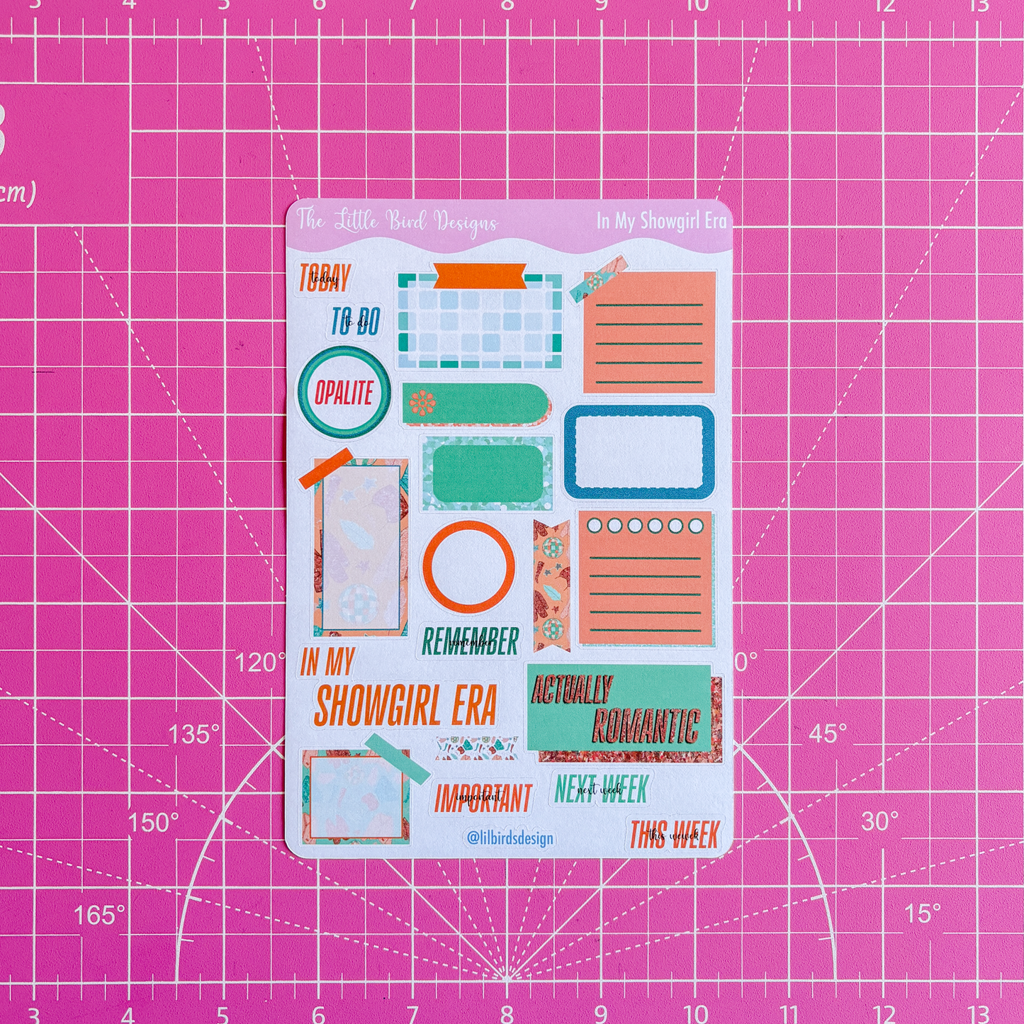In My Showgirl Era - Sticker Sheets