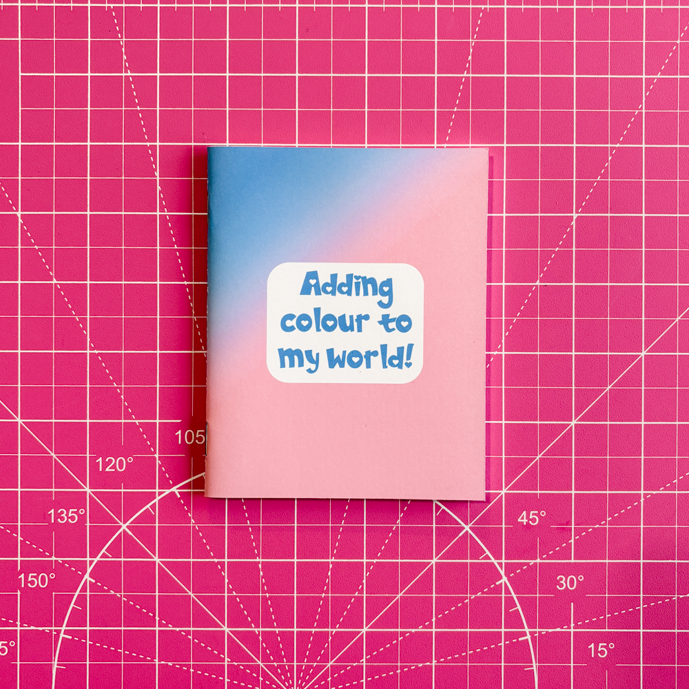 Adding Colour to my World Reusable Small Sticker Album