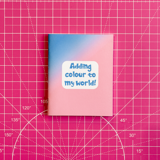 Adding Colour to my World Reusable Small Sticker Album