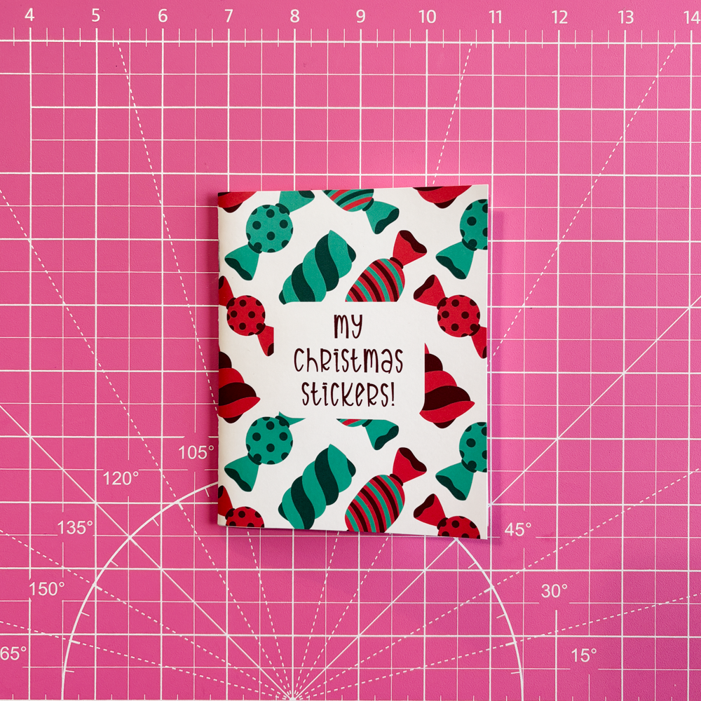 My Christmas Stickers Reusable Small Sticker Album