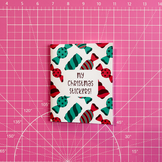 My Christmas Stickers Reusable Small Sticker Album