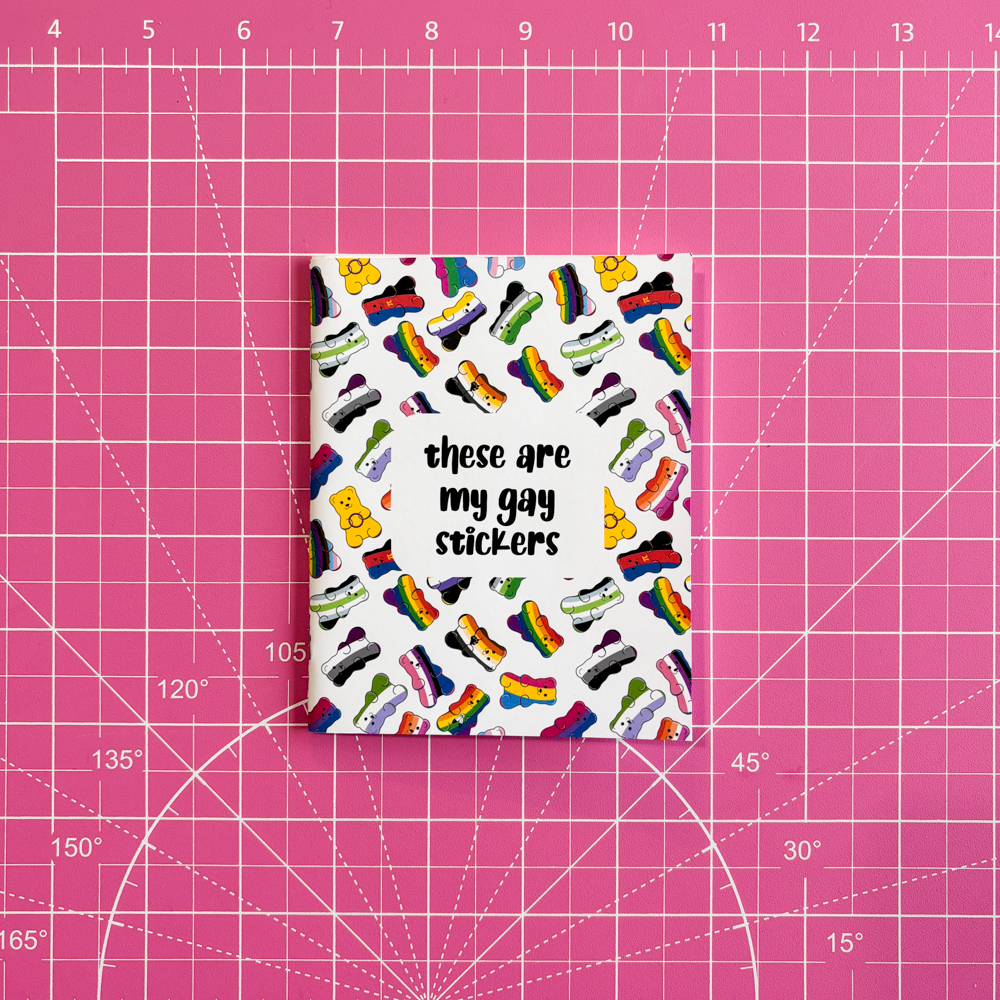 These are My Gay Stickers Reusable Small Sticker Album