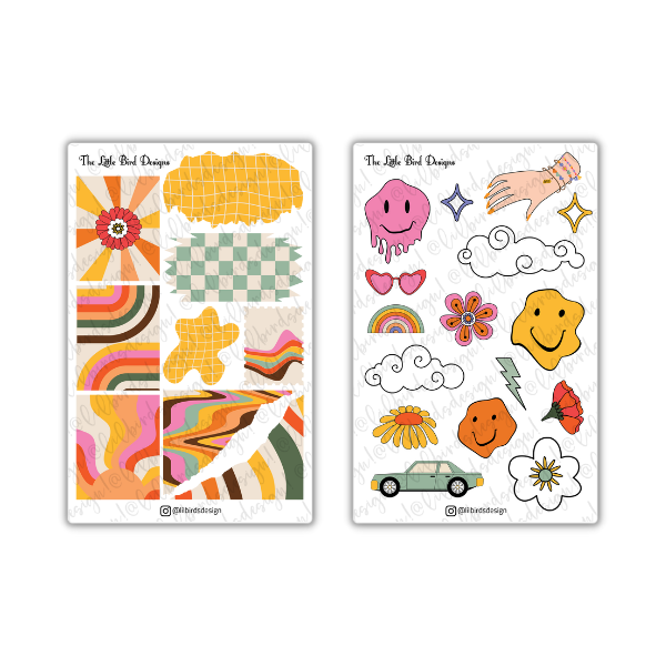 Those 70's Stickers – Sticker Bundle