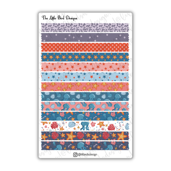 PRINTABLE - The Reef Life Sticker Sheets