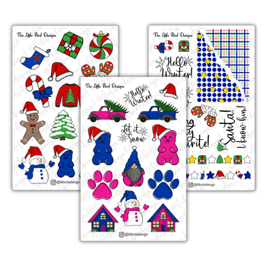 Winter Sticker Sheets