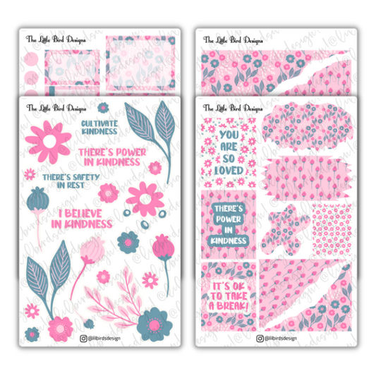 Pink Kindness - Sticker Sheets