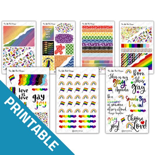 PRINTABLE - Gay Gummy Sticker Sheets