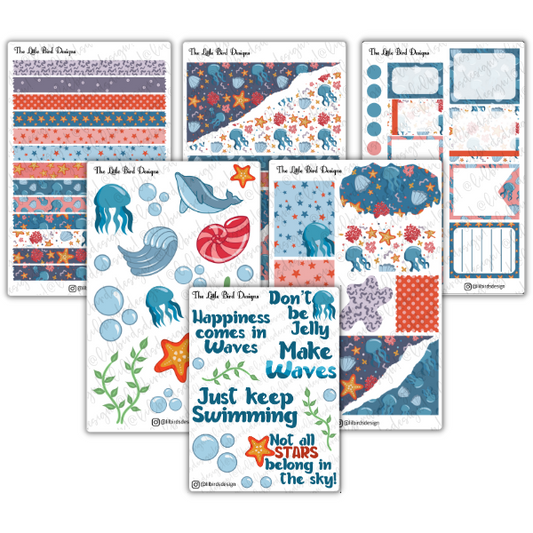 The Reef Life Sticker Sheets