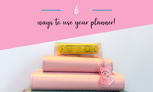 6 Ways to Use Your Planner!