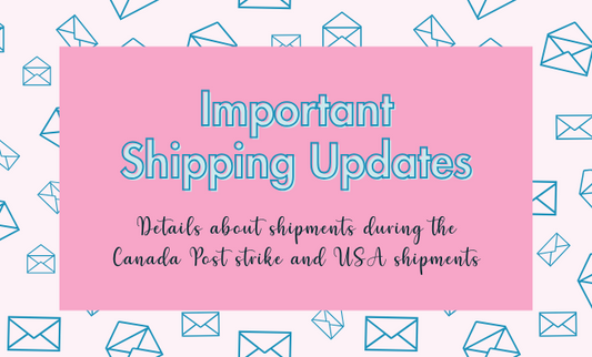 Important Shipping Updates!