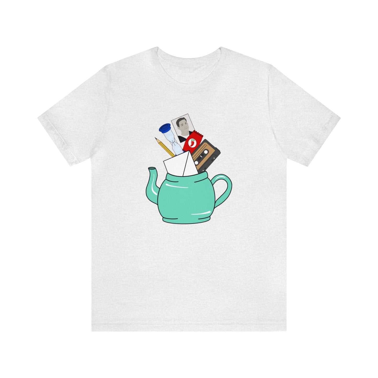 Pam's Secret Santa Teapot Loose Fit Jersey Short Sleeve Tee