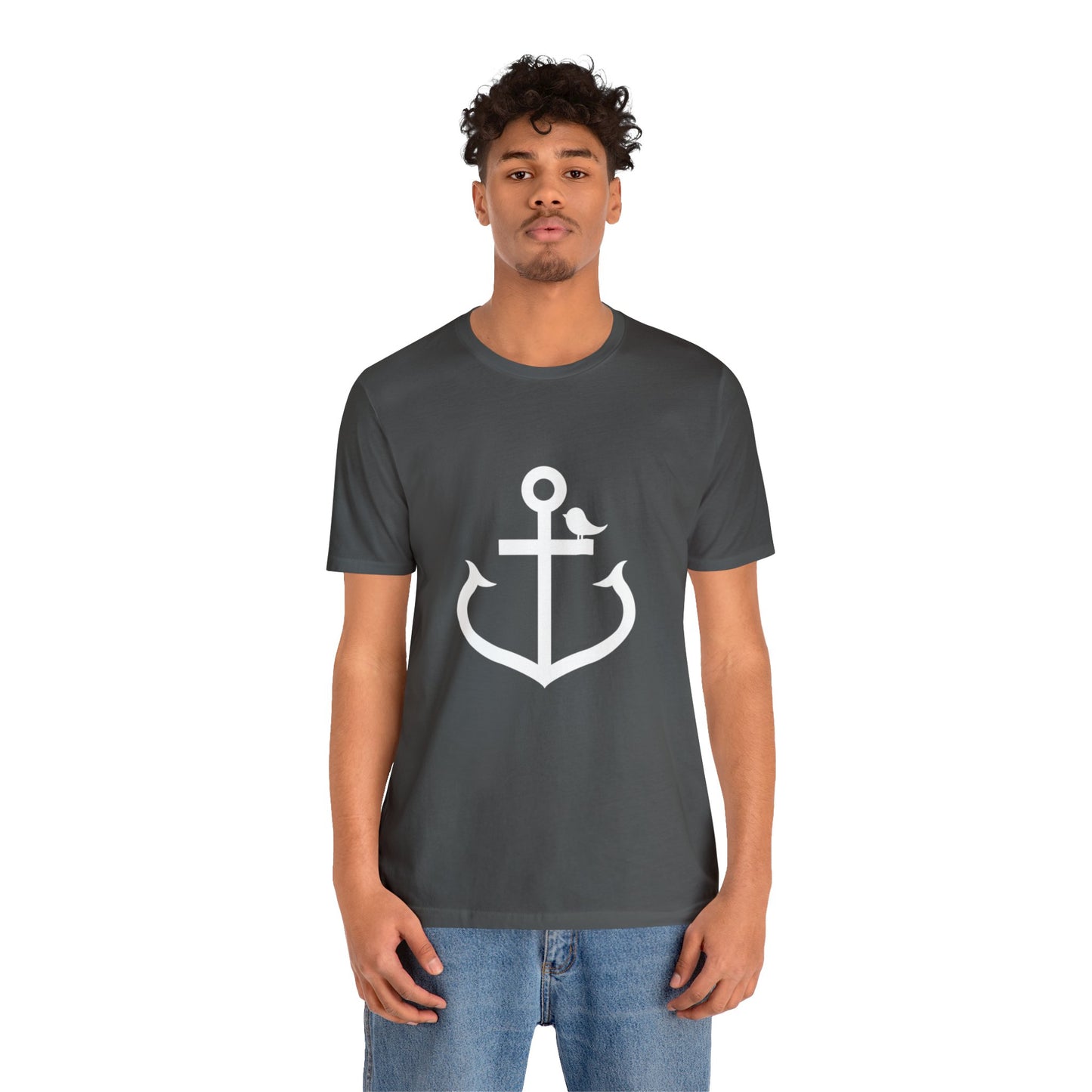 Little Anchor Bird Loose Fiit Jersey Short Sleeve Tee