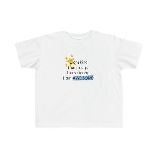 I am Awesome Toddler Fine Jersey Tee