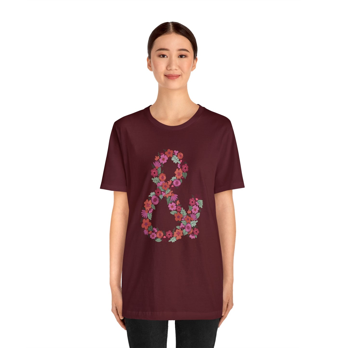 Ampersand Loose Fit Jersey Short Sleeve Tee