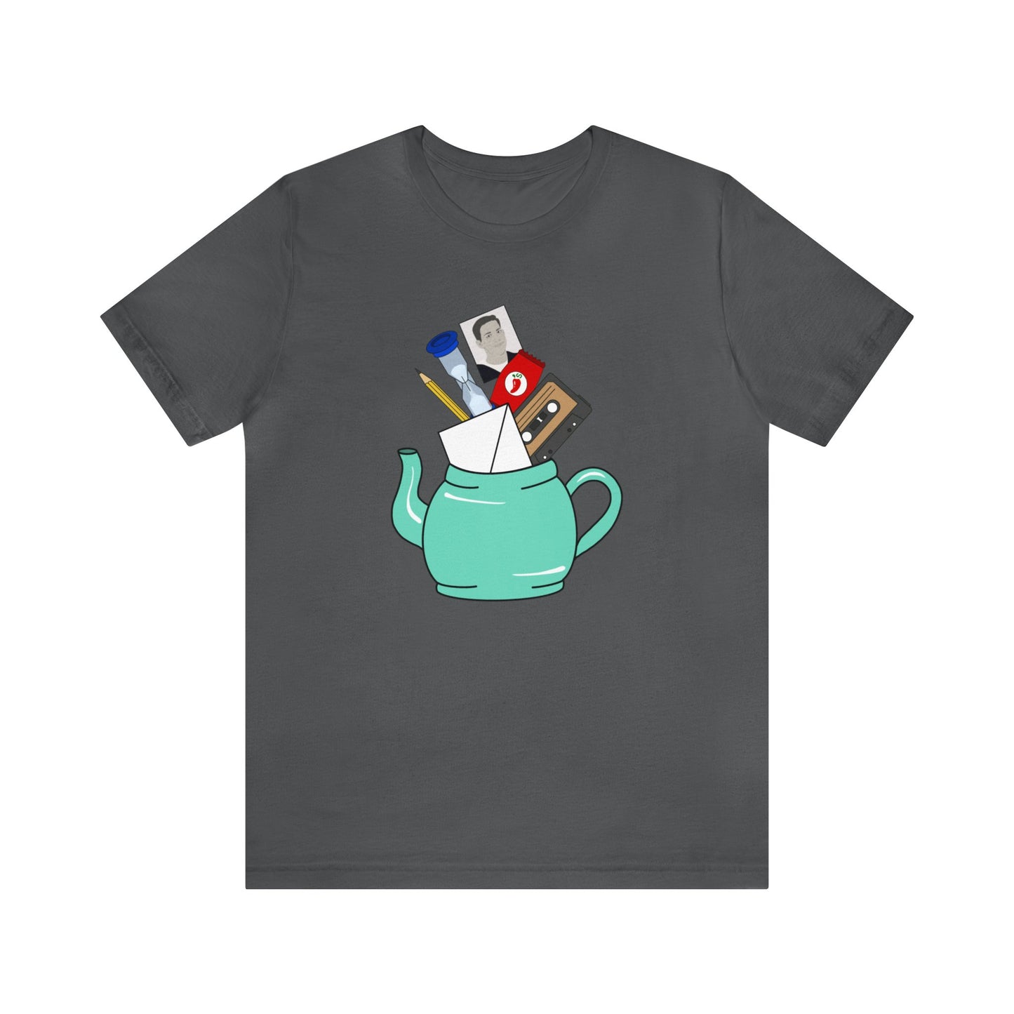 Pam's Secret Santa Teapot Loose Fit Jersey Short Sleeve Tee