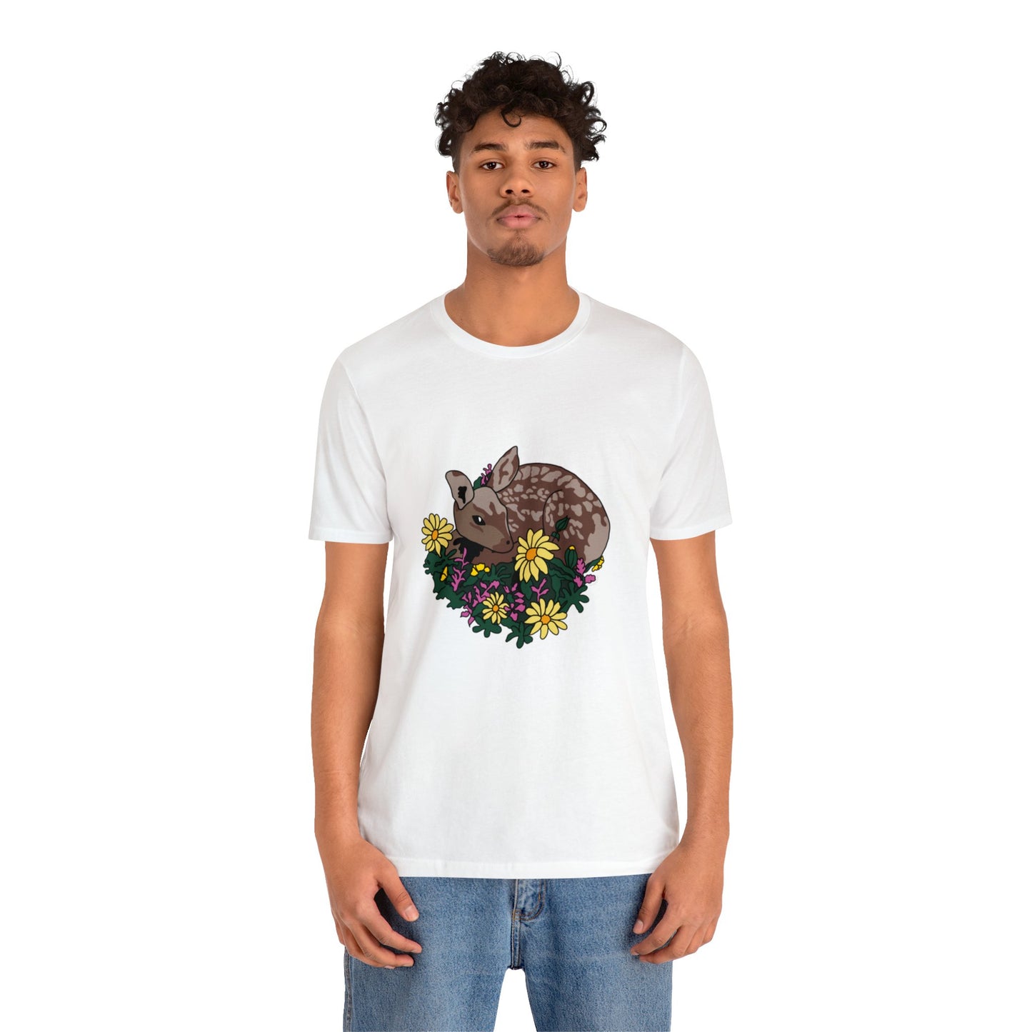 Sweet Deer Loose Fit Jersey Short Sleeve Tee