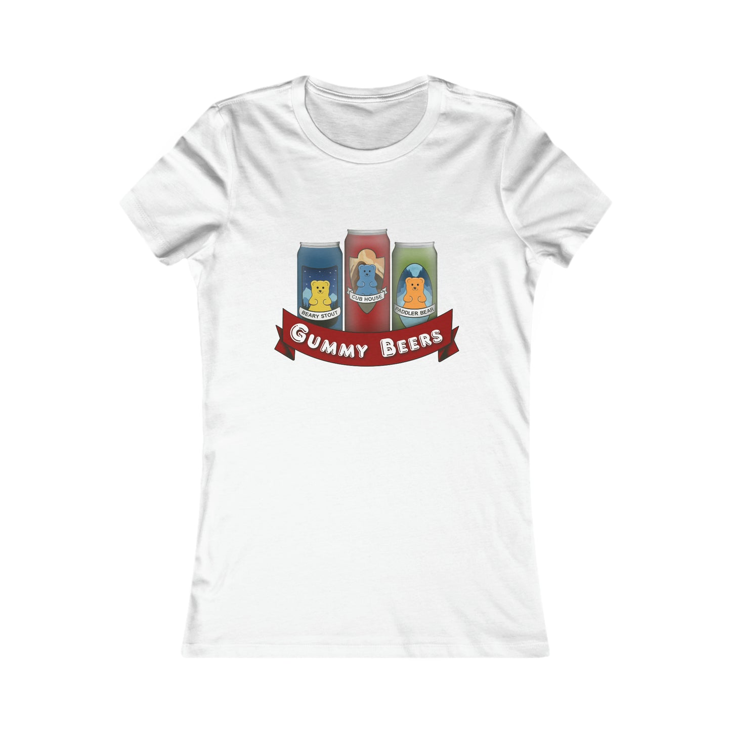 Gummy Beers Fitted Tee