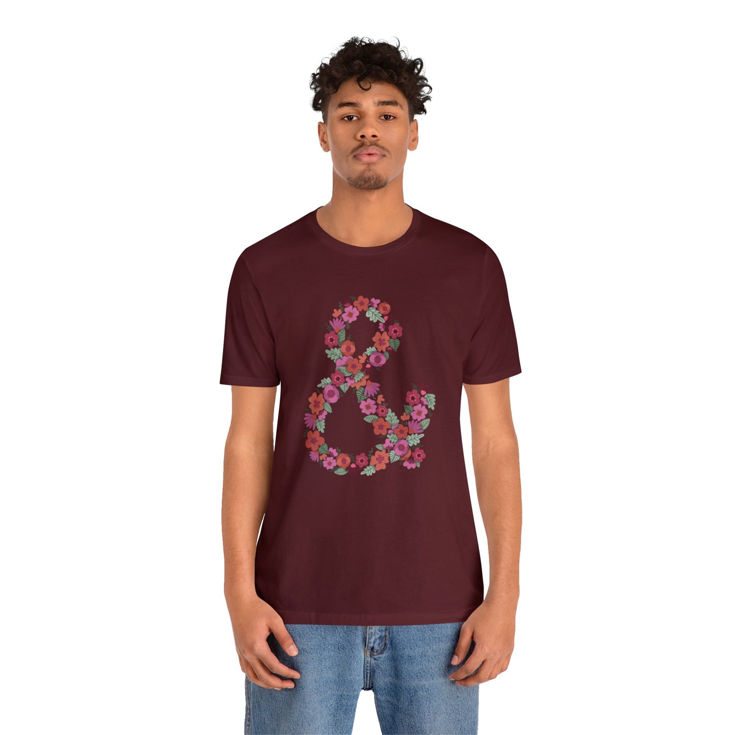 Ampersand Loose Fit Jersey Short Sleeve Tee