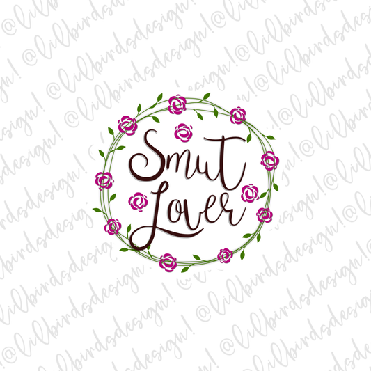 Smut Lover Roses Waterproof Sticker